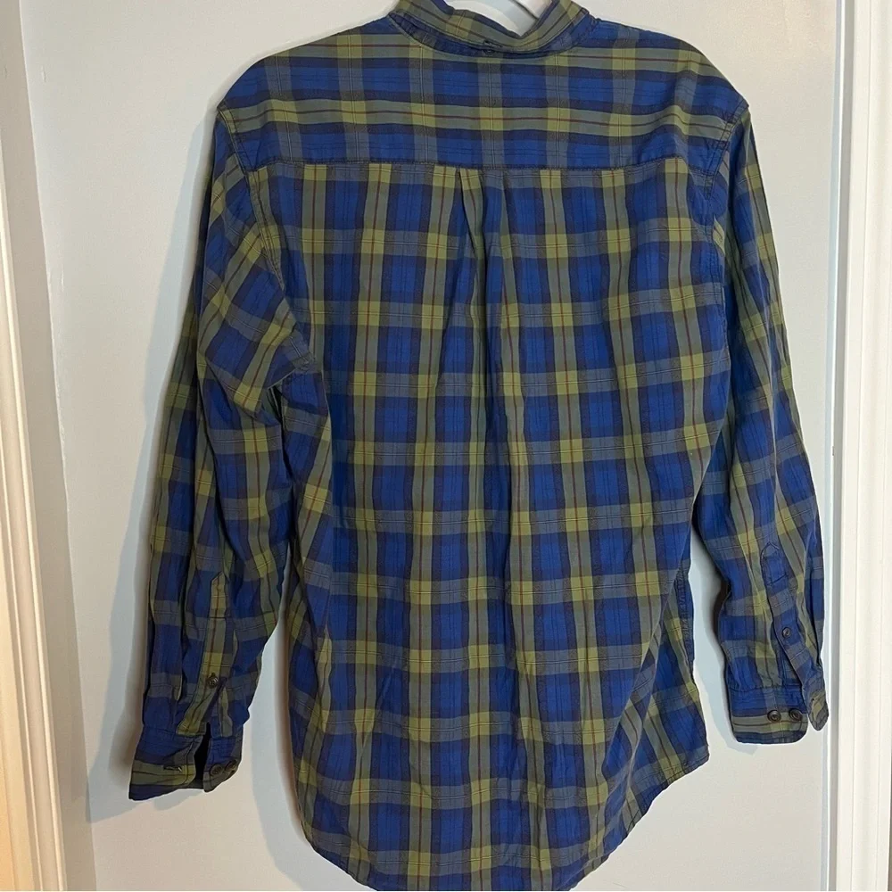 Vintage BANANA REPUBLIC  Plaid Button Up Shirt Size Small Long Sleeve Cotton.